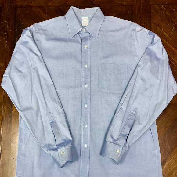 Brooks Brothers Other - EUC Brooks Brothers Blue Forward Point Dress Shirt